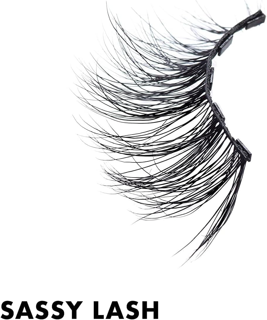 - Premium Magnetic Eyelashes - No Irritation of Glue - Natural & Beautiful (Lash Kit, Sassy)