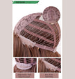 Glueless 613 Wigs Ombre Brown Platinum Blonde Wigs White Blonde Wigs Silky Straight Hair Synthetic 613 Wigs for Women -036-NEW