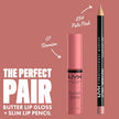 - Butter Gloss, Non-Sticky Lip Gloss - Tiramisu (Pink Brown)