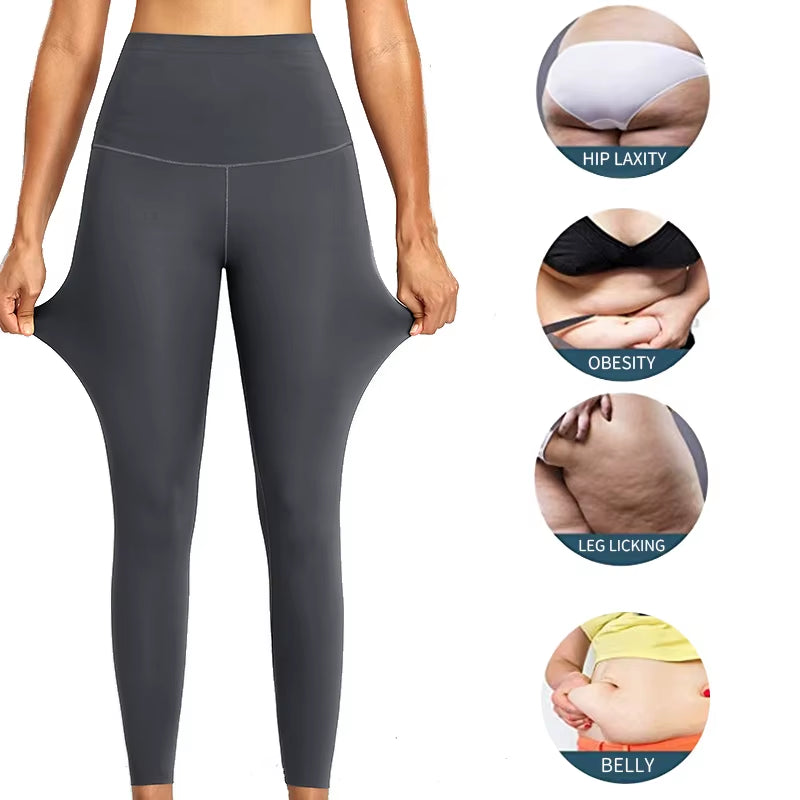 Shapewear anti Cellulite Compression Leggings Leg Slimming Body Shaper High Waist Tummy Control Panties Thigh Sculpting Slimmer