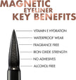 - Premium Magnetic Eyelashes - No Irritation of Glue - Natural & Beautiful (Lash Kit, Sassy)