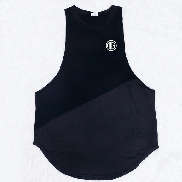 Bodybuilding Stringer Tank Top with Hooded Mens Gyms Clothing Fitness Mens Sleeveless Vests Cotton Singlets Muscle Tankops