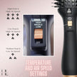 . Hot Air Blowout Brush All-In-One Hair Dryer Blower Volumizer Straightener Curler Professional Salon Negative Ion Technology Ceramic Coating Hot Air Brush for Fine to Thick Hair Brosse Sechoir Cheveux Rose Gold Cleaning Tool