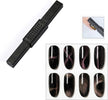 4Pcs Nail Magnet Tool Set,  Double Head Flower Design Nail Magnet Pen and Strong Magnet Stick Dotting Pens for DIY 3D Magnetic Cat Eye UV Gel Polish Nail Art